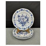 VTG Blue Onion Plates by Cuisena