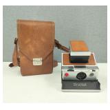 1970s Polaroid SX-70 Land Camera & Case