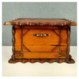 Vintage 1960/70s Solid Wood Bread Box
