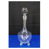 MCM Footed Glass Decanter