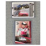 Autographed Greg Biffel 2014 NASCAR Cards
