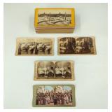 Antique Stereoscope Viewer Slides People & Places
