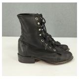 VTG Ladies Laredo Lace-Up Roper Boots Size 6M