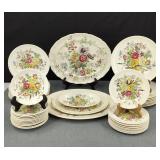 Pcs VTG Windsor Ware Garden Bouquet China England