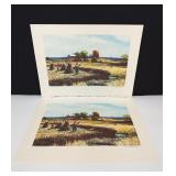 2 VTG Prints of "Start of the Season" Aiden Ripley