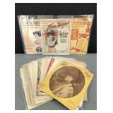 40 Antique Music Sheets Late 1800s
