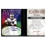 Josh Allen Platinum Cuts Facsimile Auto