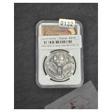2023 Silver $1 Moon Spirit MS70 Antiqued Coin