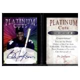 Bo Jackson Platinum Cuts Facsimile Auto