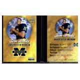 Tom Brady 1999 Rookie Phenoms Gold Card