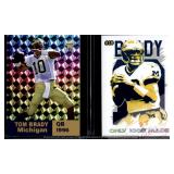 Tom Brady 1996 Gold Prism Rookie Card
