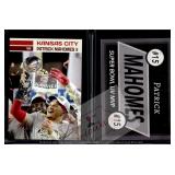 Patrick Mahomes Super Bowl LIV MVP Promo Card RC
