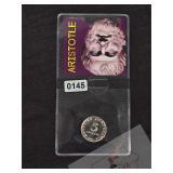 2000 Greece 5 Drachmae Aristotle Copper Coin