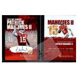Patrick Mahomes 2017 Auto Collections Facsimile RC