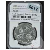 2020 Austria Silver Vienna Philharmonic MS69
