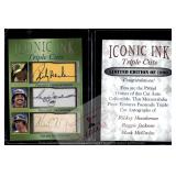 Henderson Jackson McGwire MLB Iconic Ink Facsimile