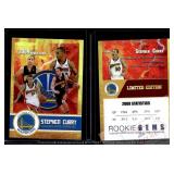 Stephen Curry 2009 Rookie Gems Gold RC Card