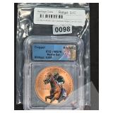 ICG MS70 Mystik Dan Colorized Copper Round