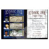 Gehrig DiMaggio Rivera Iconic Ink Facsimile Autos
