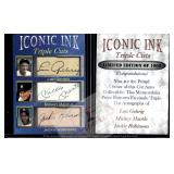 Gehrig Mantle Robinson Iconic Ink Facsimile Autos