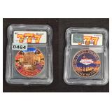Las Vegas Jackpot Lucky Token 1oz Copper MS70