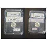 1957 Roosevelt Silver Dime ICG MS64 Graded
