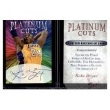 Kobe Bryant Platinum Cuts Facsimile Auto