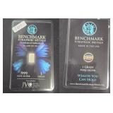 Benchmark Strategic Metals 1 Grain Silver Bar