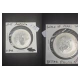 2015 Australia Battle of Coral Sea Silver Coin