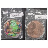 Amazon Rainforest 5 Oz Colorized Copper Coin