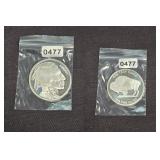 Buffalo Indian Head .999 Fine Silver Round