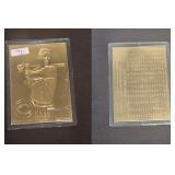 Larry Doby 23K Gold Foil Baseball Card Mint