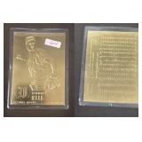 George Kell Detroit Tigers 23K Gold Card #64