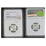 1941 Mo Mexico Silver 20 Centavos NGC MS 65