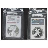 2026 W Silver Eagle PF 69 Ultra Cameo NGC 250th