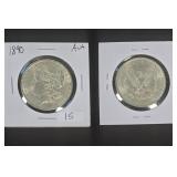 1890 United States Morgan Silver Dollar Coin