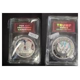Donald Trump JD Vance 2024 Campaign Coin Slab