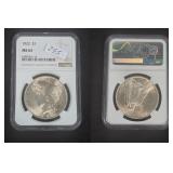 1922 Peace Silver Dollar Coin NGC MS 63 Mint