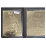 Yogi Berra New York Yankees 23K Gold Card