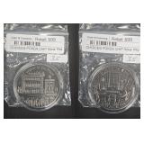 Choices Liquor Poker Silver Plated Round Medal