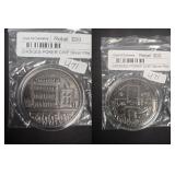 Liquor In Front Poker In Back Silver Plated