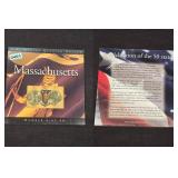 2000 Massachusetts 50 State Quarter Coin Card