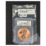 ICG MS69 Walking Liberty Design 1 oz Copper