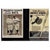 Ruth Gehrig Louisville Slugger Bats Promo