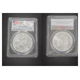 2016 PCGS MS70 First Strike Silver Eagle 30th