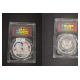 2024 Donald Trump JD Vance Campaign Coin Silver