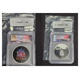 2021 Niue Tetris Colorized Silver ICG Gem BU