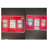 3 2023 American Silver Eagle NGC MS70 Trump set