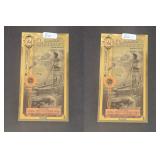 2025 Florida 2 Goldback 1/500th 24K Gold Note