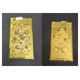 2024 Wyoming 1 Goldback 1/1000 Troy Oz Gold